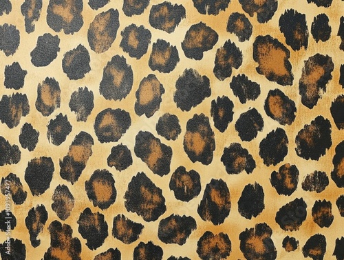 Leopard Print Texture: A Close-Up Look at the Wild Beauty of Animal Patterns, Nature's Unique Designs, and Abstract Art Inspiration. photo