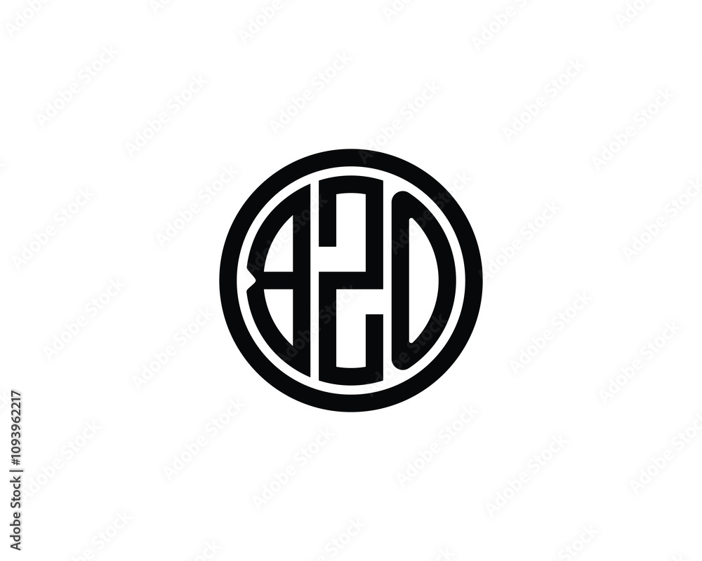 BZO logo design vector template. BZO BZO logo design vector template. BZO