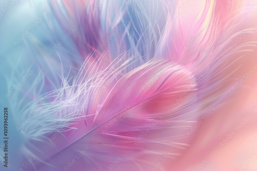 Pastel Color Soft Feather Abstract Background Pastel Color Soft Feather Abstract Background
