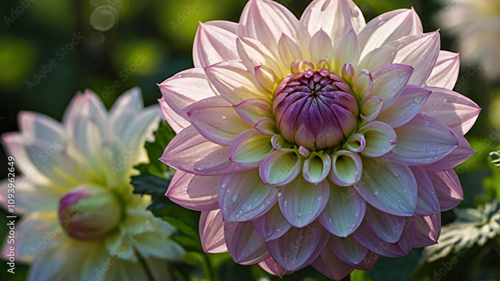 Captivating image of a dahlia flower, a symbol of elegance and natural artistry. Captivating image of a dahlia flower, a symbol of elegance and natural artistry.
