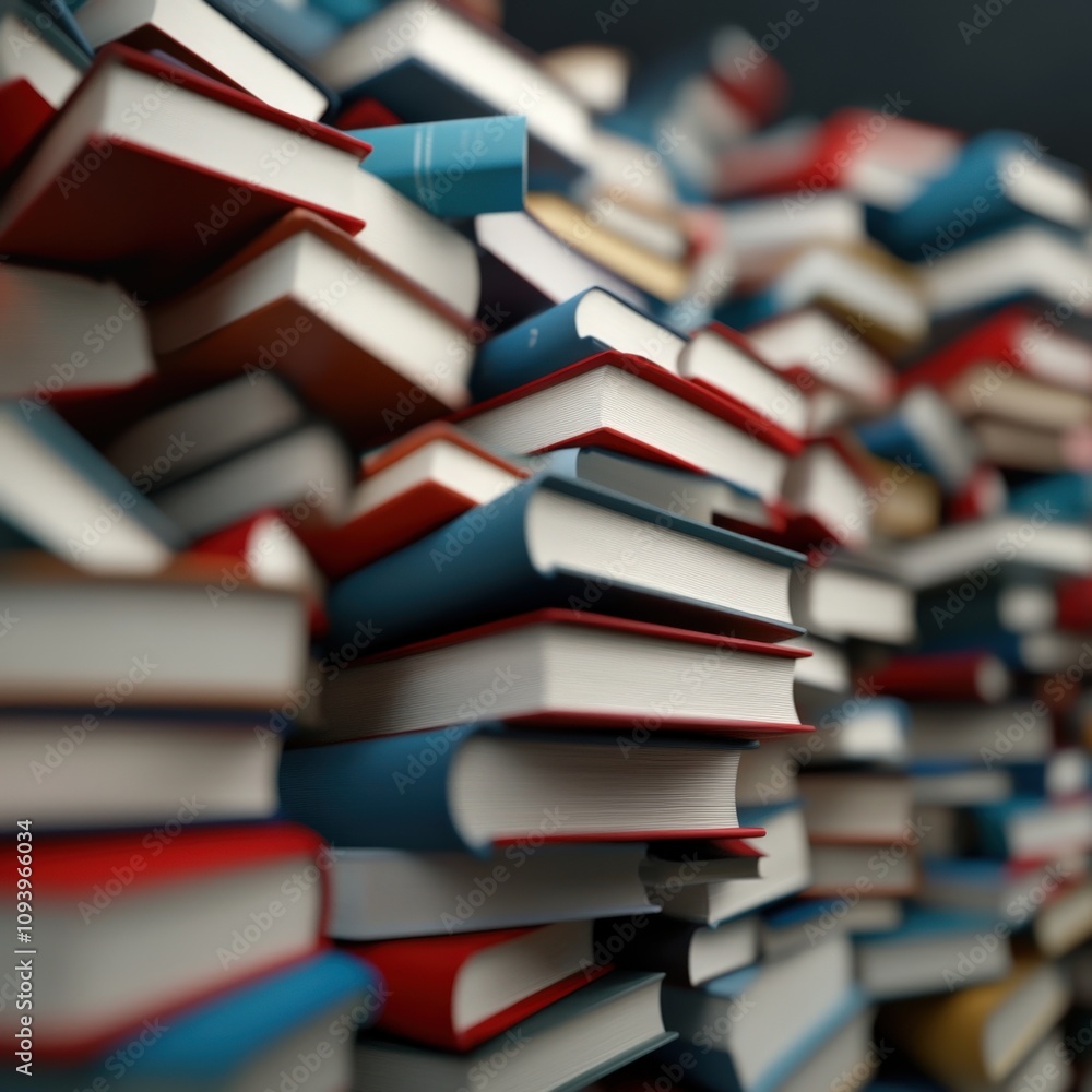 a stack of colorful books creating an inviting reading atmosphere a stack of colorful books creating an inviting reading atmosphere
