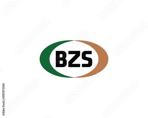 BZS logo design vector template. BZS