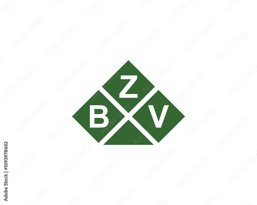 BZV logo design vector template. BZV BZV logo design vector template. BZV