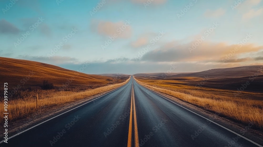 Fototapeta premium Open Road, Endless Possibilities