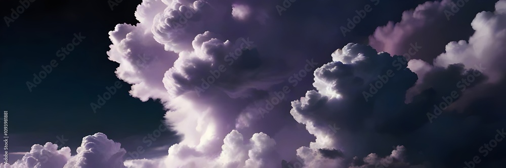 The image depicts a dramatic scene of a stormy sky filled with large, dark clouds, suggesting an impending storm. The image depicts a dramatic scene of a stormy sky filled with large, dark clouds, suggesting an impending storm.