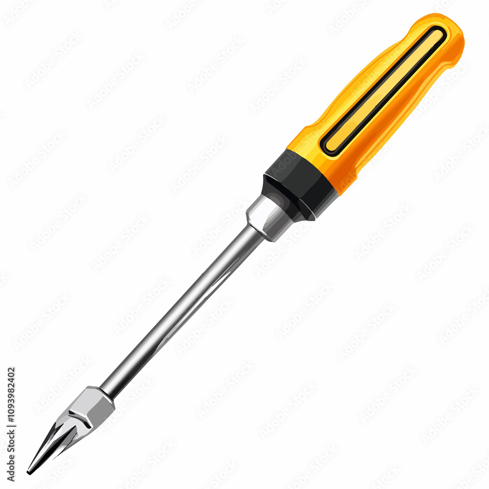 Professional Screwdriver Tool Symbol Vector Illustration Professional Screwdriver Tool Symbol Vector Illustration