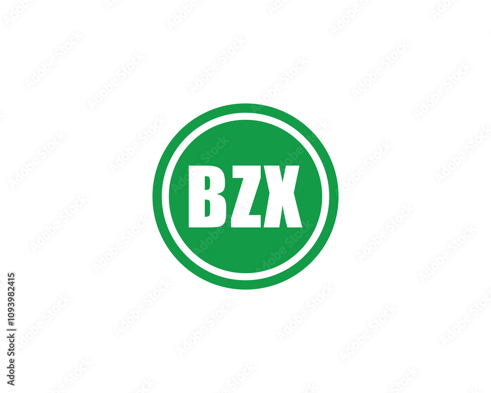 BZX logo design vector template. BZX BZX logo design vector template. BZX