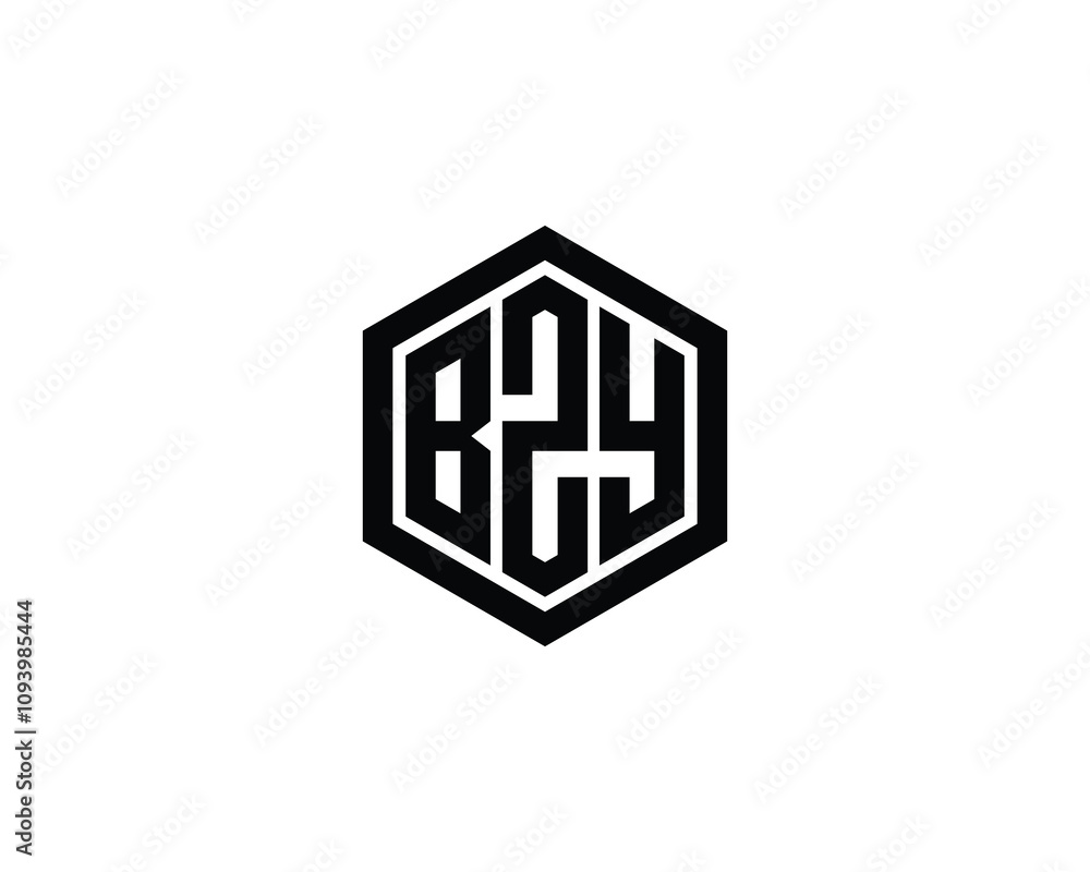 BZY Logo design vector template. BZY BZY Logo design vector template. BZY