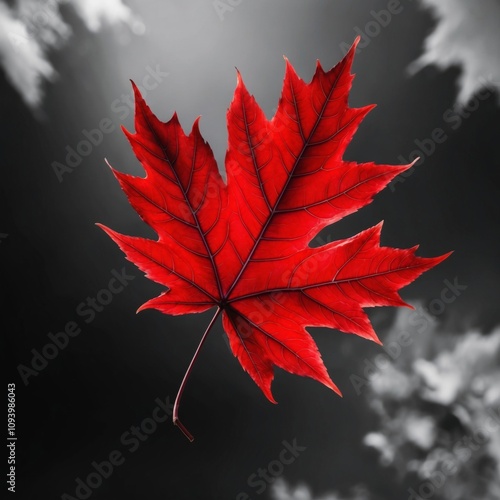Autumn Beauty: Vibrant Maple Leaf Showcase