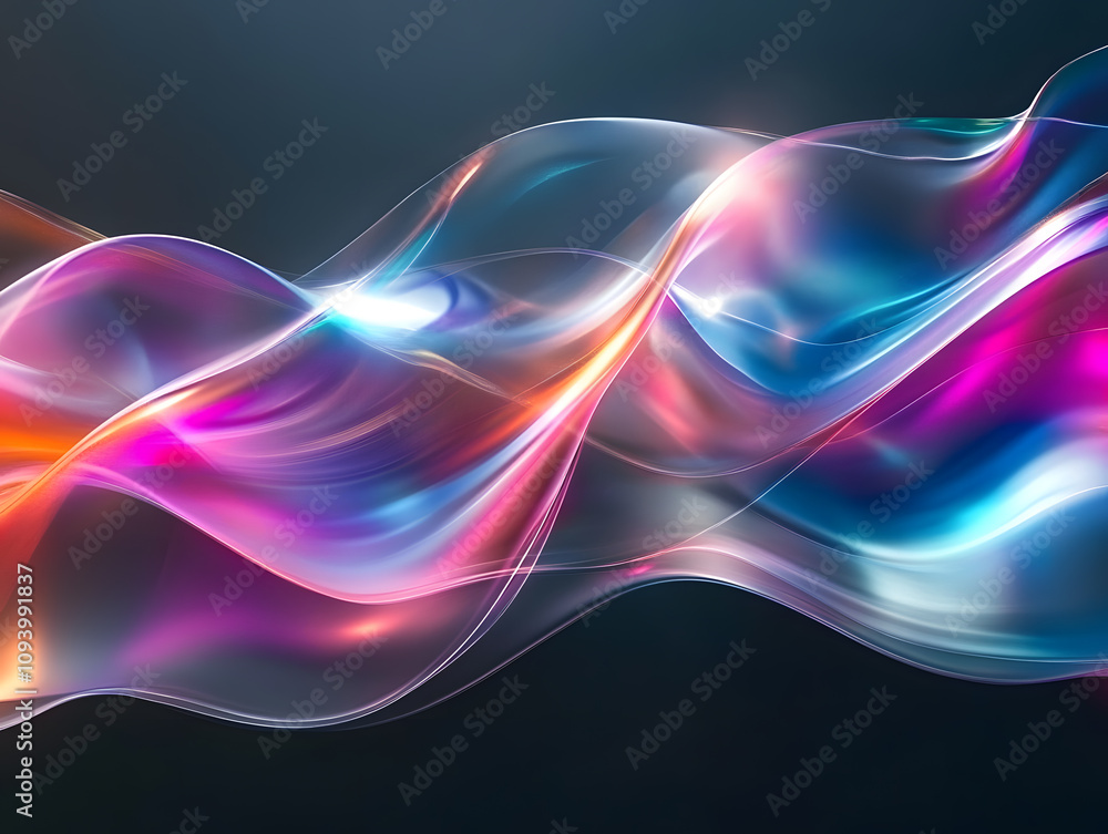 Holographic Background. Iridescent Fabric with Holographic Texture, Vibrant Abstract Background. Holographic Background. Iridescent Fabric with Holographic Texture, Vibrant Abstract Background.