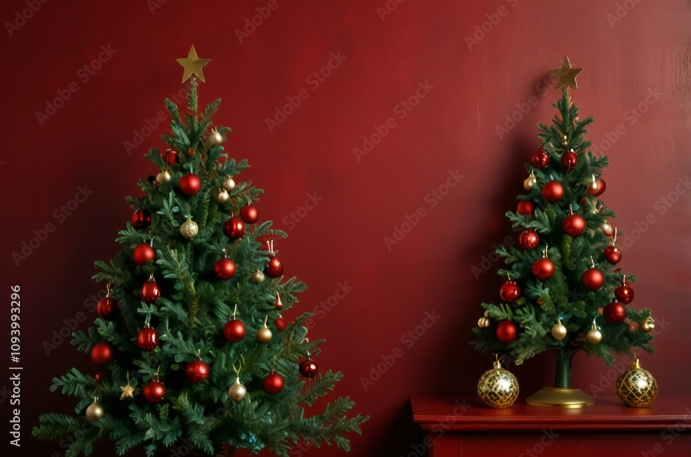 christmas tree and decorations christmas tree and decorations