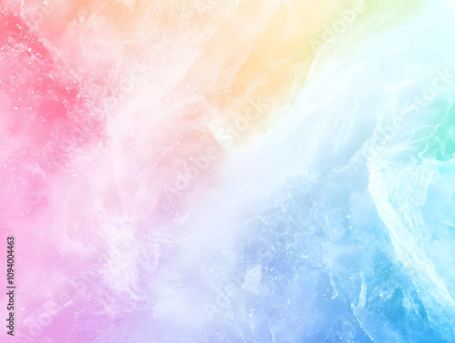 4水彩カラフルグラデーション虹色/Watercolour colourful gradient rainbow colours　Gererated AI