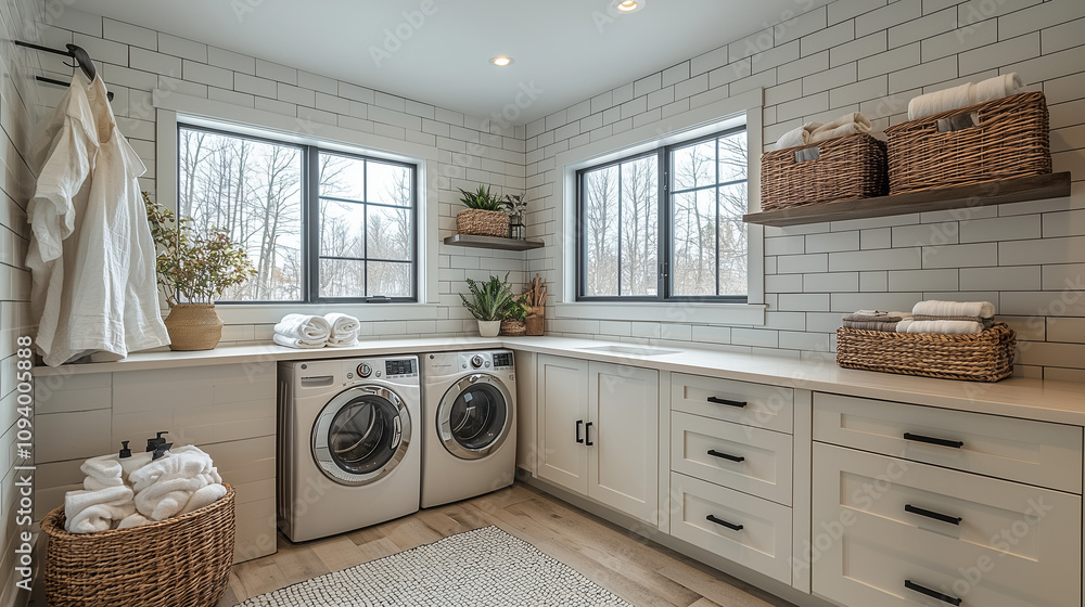 Modern Farmhouse Laundry Room Design Modern Farmhouse Laundry Room Design