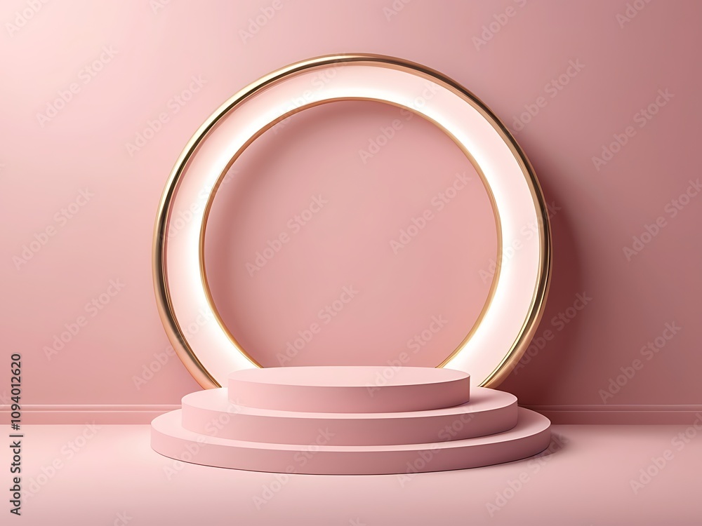 Abstract minimal scene with geometrical forms Abstract minimal scene with geometrical forms