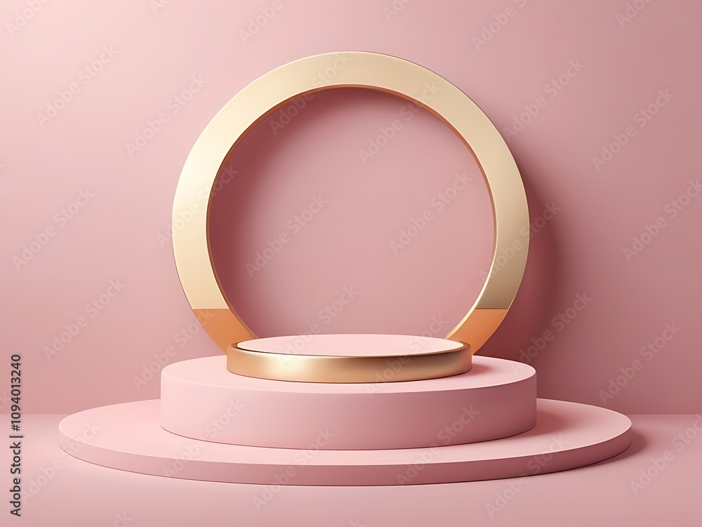 Abstract minimal scene with geometrical forms Abstract minimal scene with geometrical forms