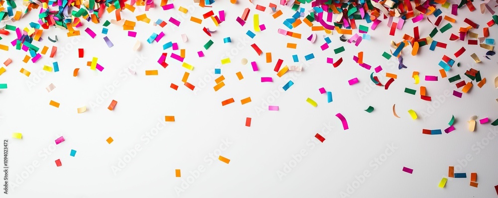 Happy new year mockup product, New year mockup product concept, Colorful confetti scattered on a white surface, creating a festive and vibrant atmosphere, perfect for celebrations and events. Happy new year mockup product, New year mockup product concept, Colorful confetti scattered on a white surface, creating a festive and vibrant atmosphere, perfect for celebrations and events.