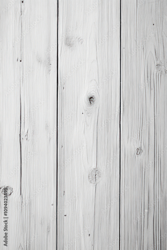 Naklejka premium White Surface wood board texture for vertical natural background