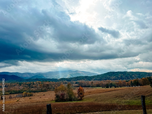 October scenic drive great smoky mountain national park