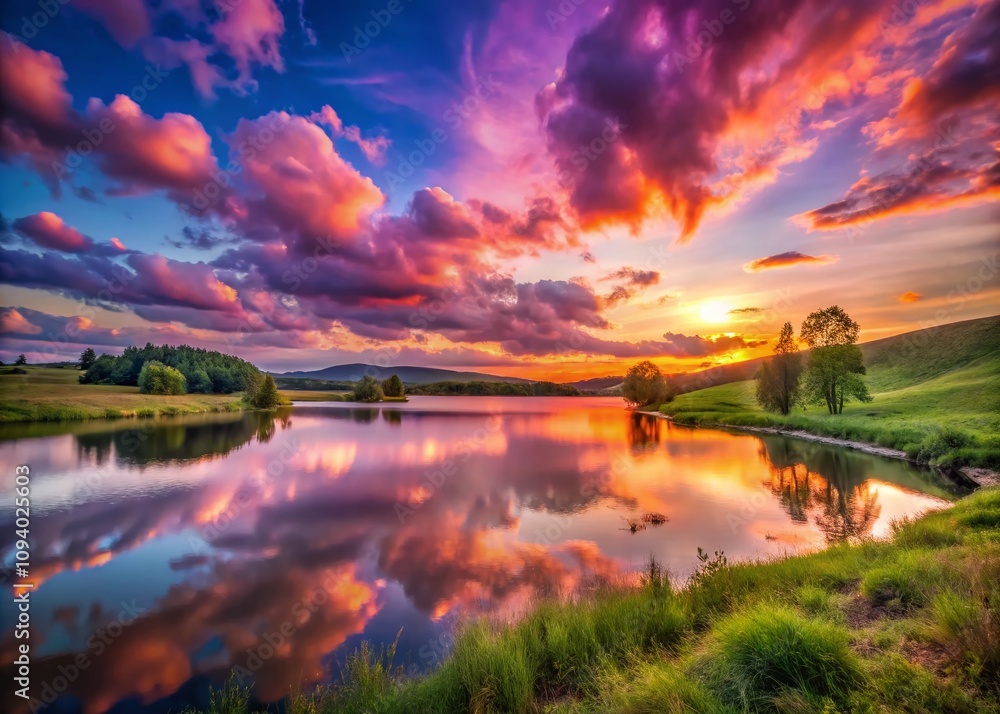 Stunning Landscape Photography of a Beautiful Sky in Shades of Pink and Purple, Capturing the Essence of Serene Sunsets and Dramatic Cloud Patterns Over a Tranquil Horizon Stunning Landscape Photography of a Beautiful Sky in Shades of Pink and Purple, Capturing the Essence of Serene Sunsets and Dramatic Cloud Patterns Over a Tranquil Horizon