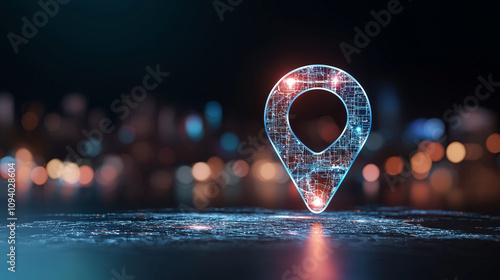 Glowing City Navigation: Fu...