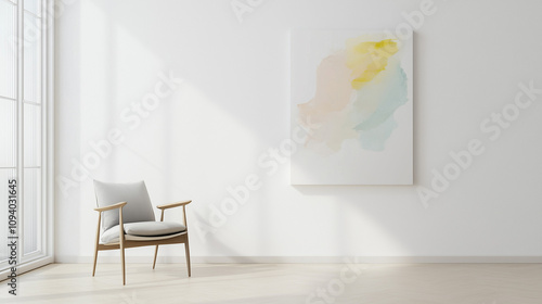 Serene Minimalist Living Ro...