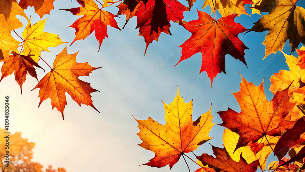 Textured autumn background featuring colorful leaves and rustic tones. Generative AI Textured autumn background featuring colorful leaves and rustic tones. Generative AI