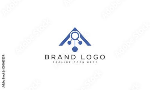 letter A logo design vector template design for brand.