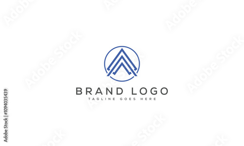 letter A logo design vector template design for brand.