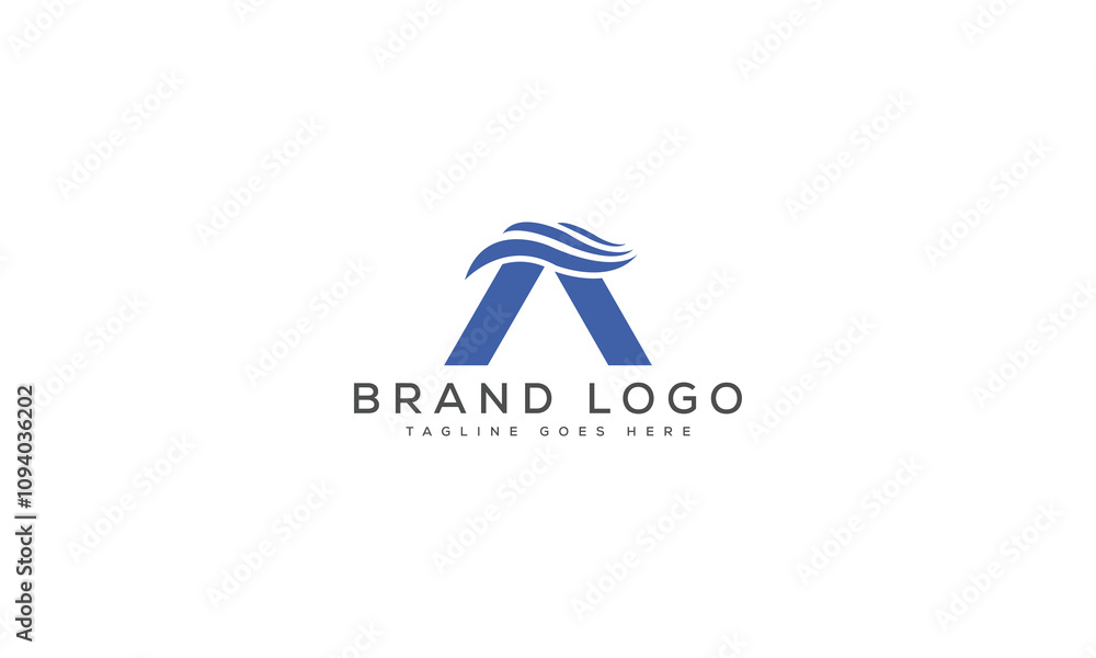 letter A logo design vector template design for brand. letter A logo design vector template design for brand.