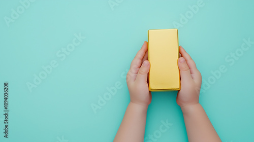 Golden Gift: A pair of hand...