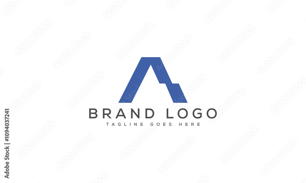 letter A logo design vector template design for brand. letter A logo design vector template design for brand.
