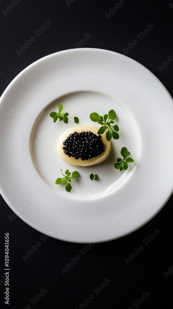 Minimalist Rectangular Light Brown Parfait with Walnut Crunch and Cherry Ragu