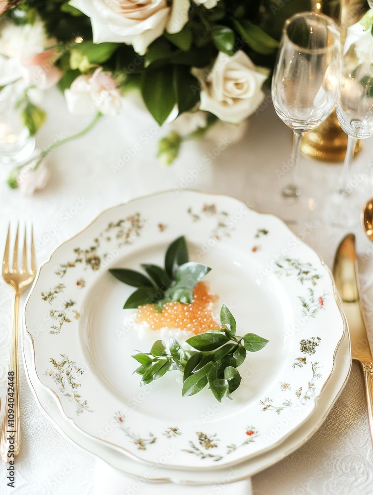 Minimalist Rectangular Light Brown Parfait with Walnut Crunch and Cherry Ragu