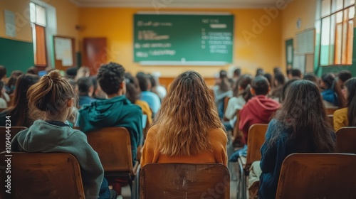 Students in Classroom Lecture Education Learning