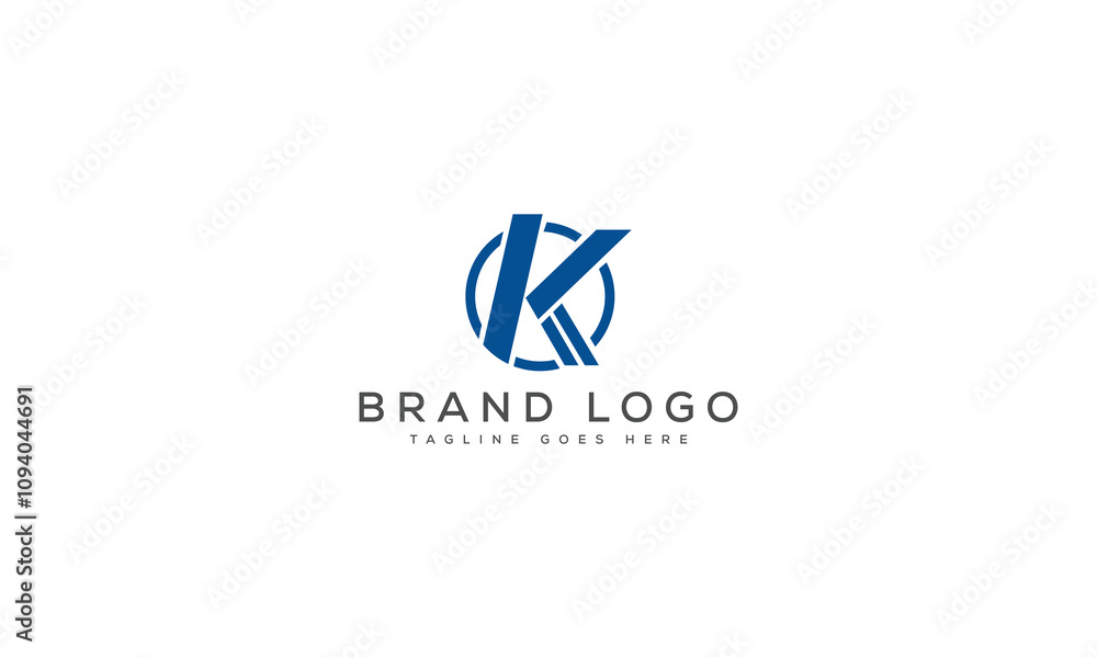 Fototapeta premium letter K logo design vector template design for brand.