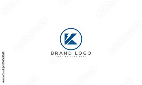 letter K logo design vector template design for brand.