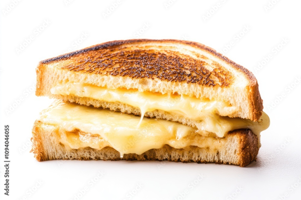 Grilled cheese sandwich with melted cheese. Grilled cheese sandwich with melted cheese.