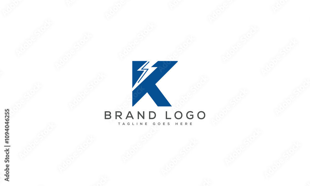 letter K logo design vector template design for brand. letter K logo design vector template design for brand.