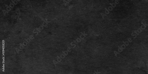 Distressed abstract dark black wall texture concrete rough dark floor old grunge backdrop interior vintage smooth closeup  background.