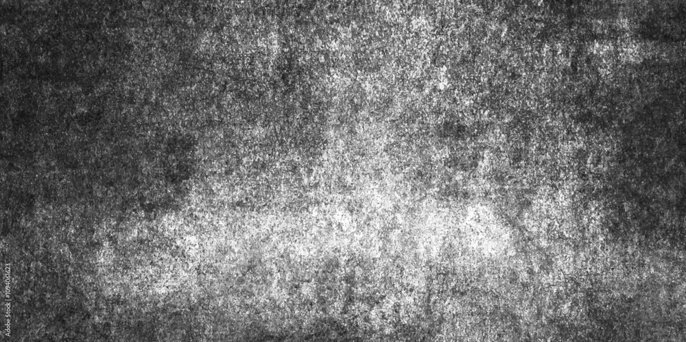 Fototapeta premium Distressed abstract dark black wall texture concrete rough dark floor old grunge backdrop interior vintage smooth closeup background.