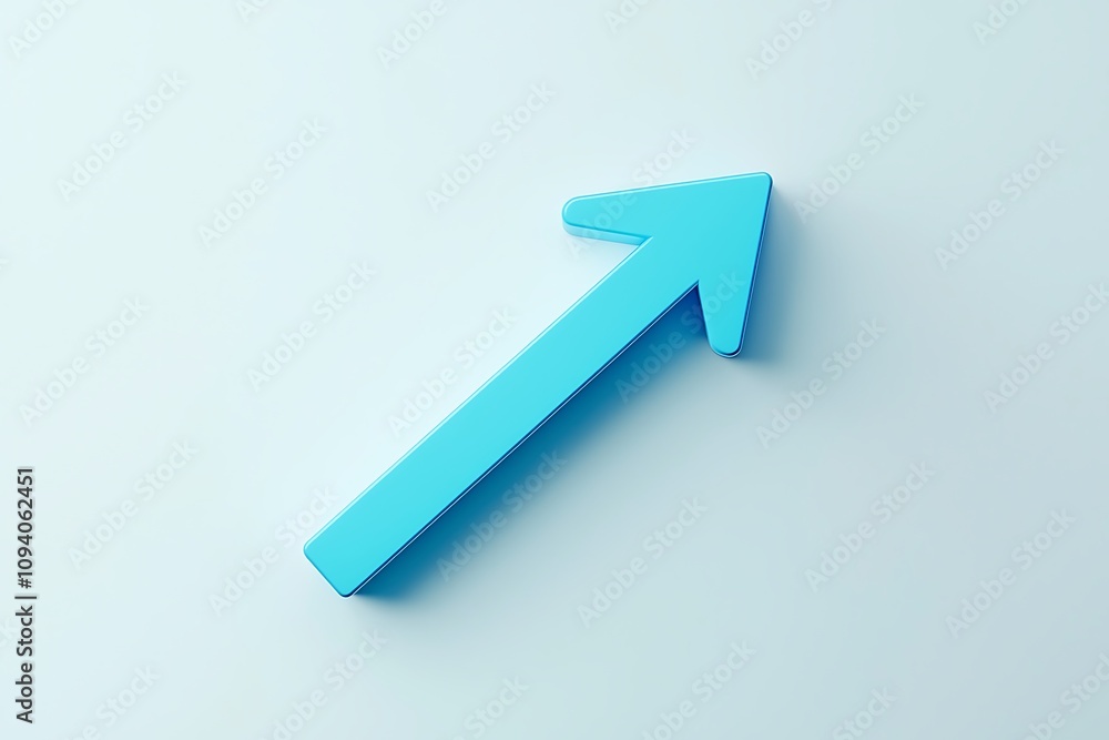 A sleek blue arrow pointing upwards against a light background, symbolizing growth, progress, or direction. A sleek blue arrow pointing upwards against a light background, symbolizing growth, progress, or direction.
