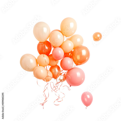 Wallpaper Mural Orange Balloons Torontodigital.ca