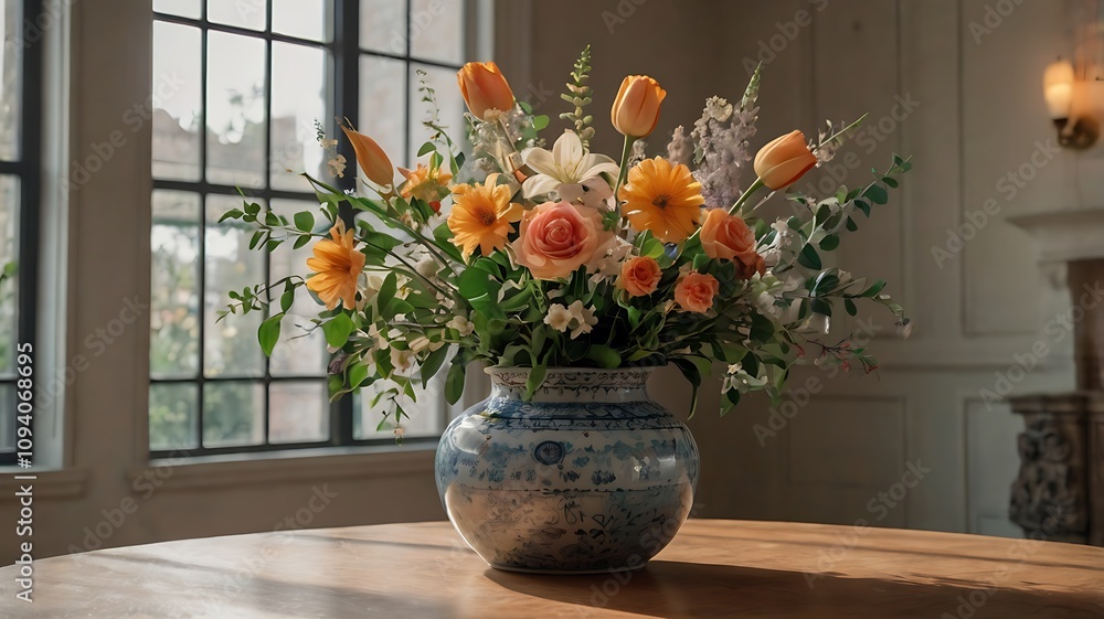 flowers in vase
