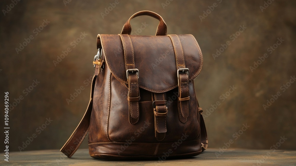 Brown Leather Backpack: Classic Style and Durability