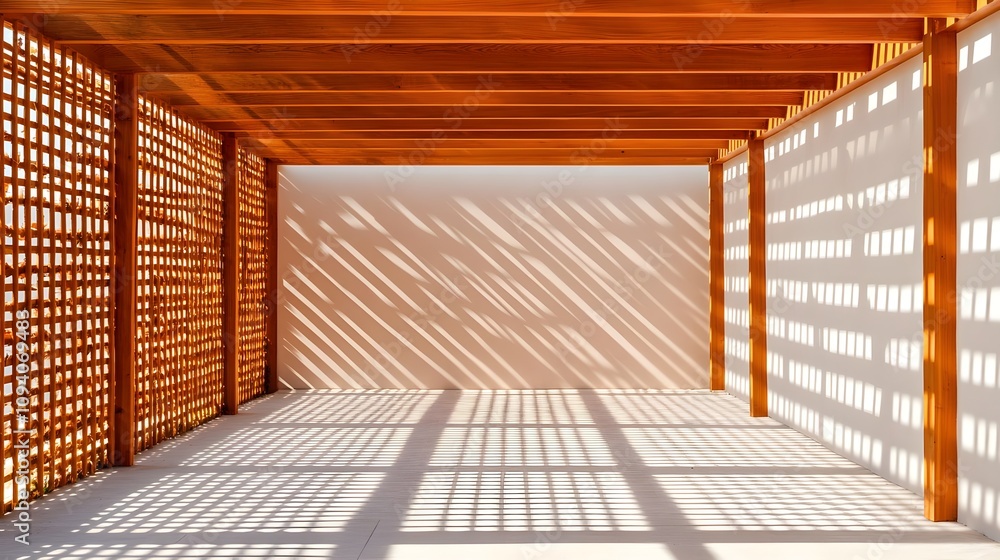 Wooden Pergola Shadow Patterns Wooden Pergola Shadow Patterns