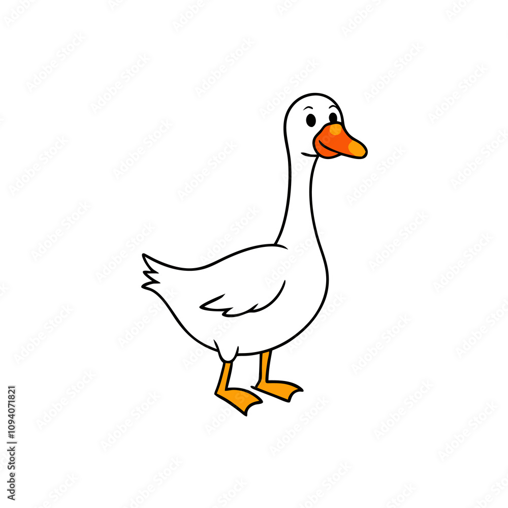 Goose vector illustration Goose vector illustration