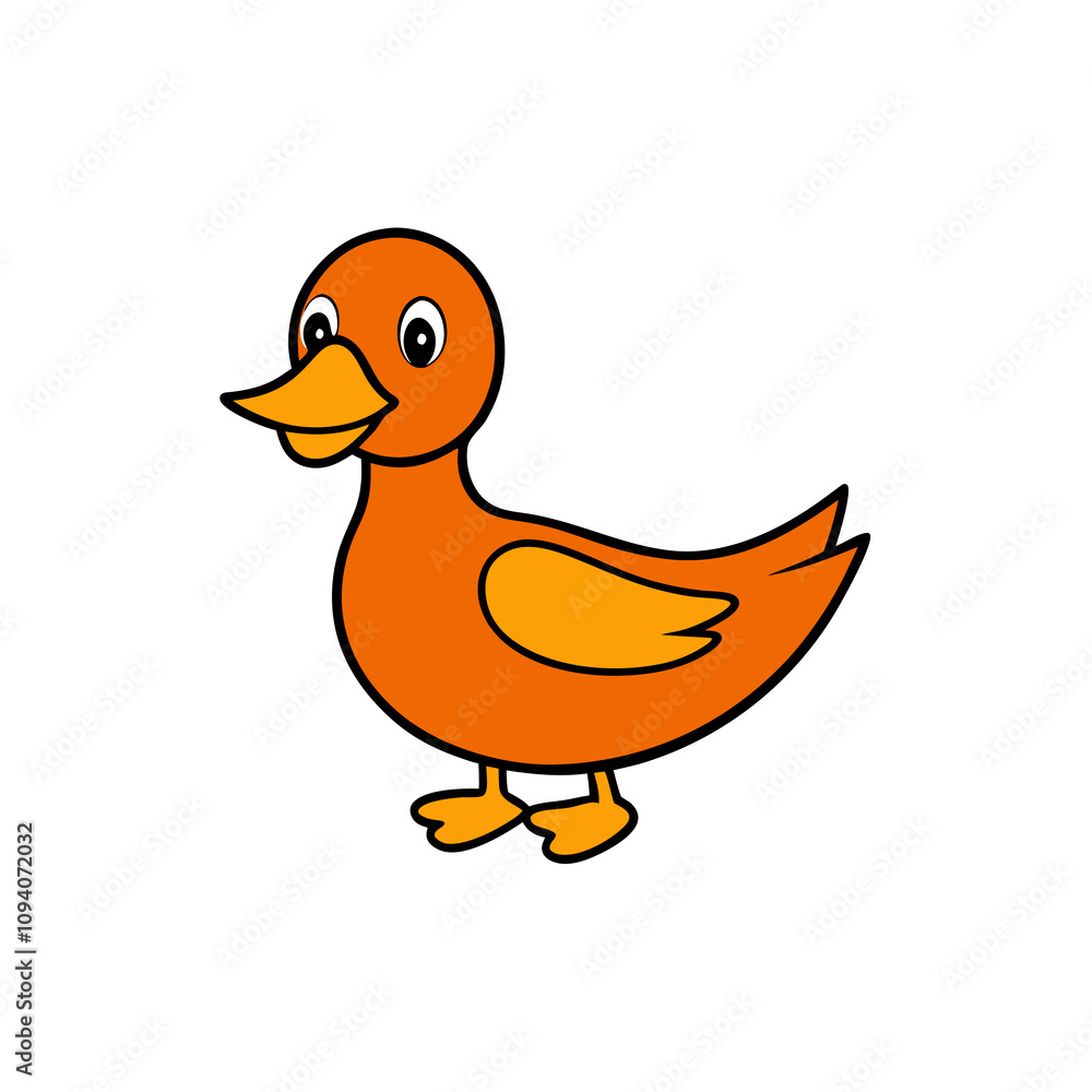 Mandarin duck vector illustration Mandarin duck vector illustration