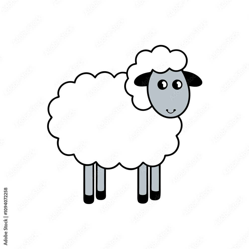 Sheep vector illustration Sheep vector illustration