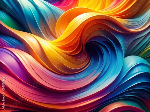 Trendy Abstract Wallpaper Design Featuring Fluid Shapes and Gradient Colors for Modern Backgrounds and Digital Art, Perfect for Creative Projects and Interior Decoration