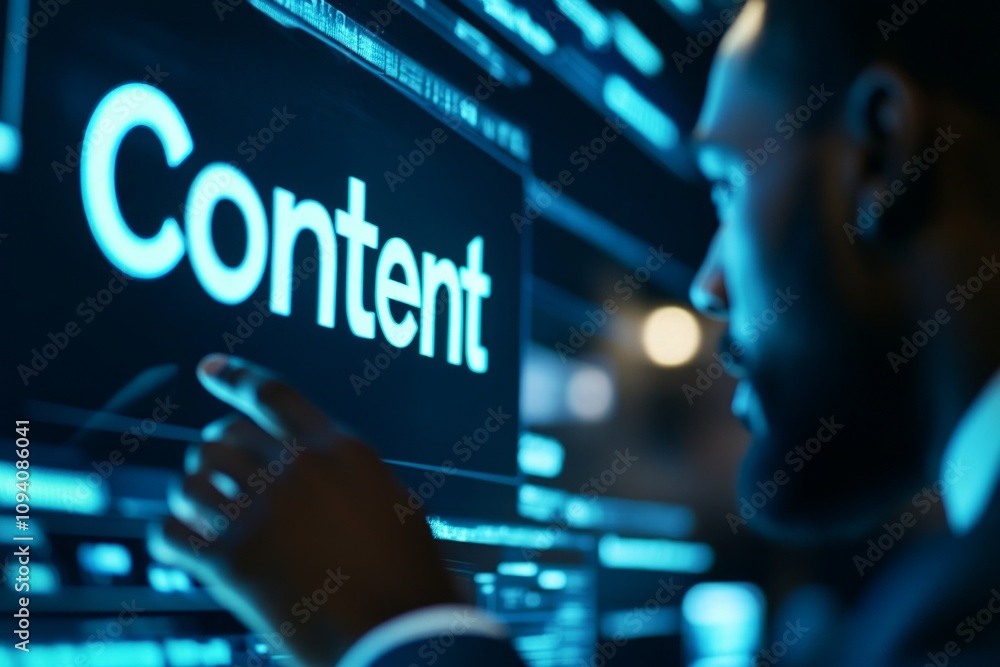Fototapeta premium Intriguing Digital Content Creation